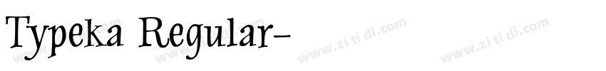 Typeka Regular字体转换